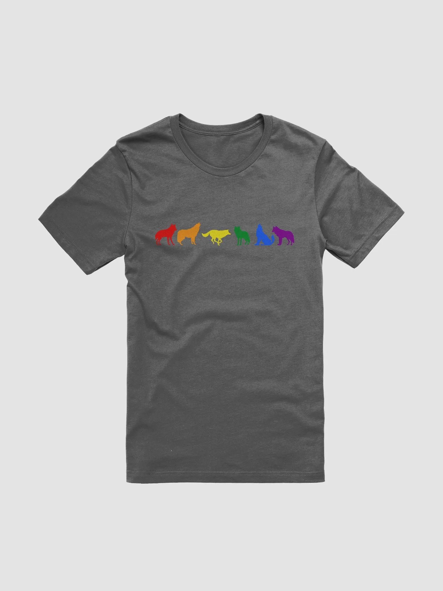 Rainbow Pride Wolves Women's T-Shirt product image (3)