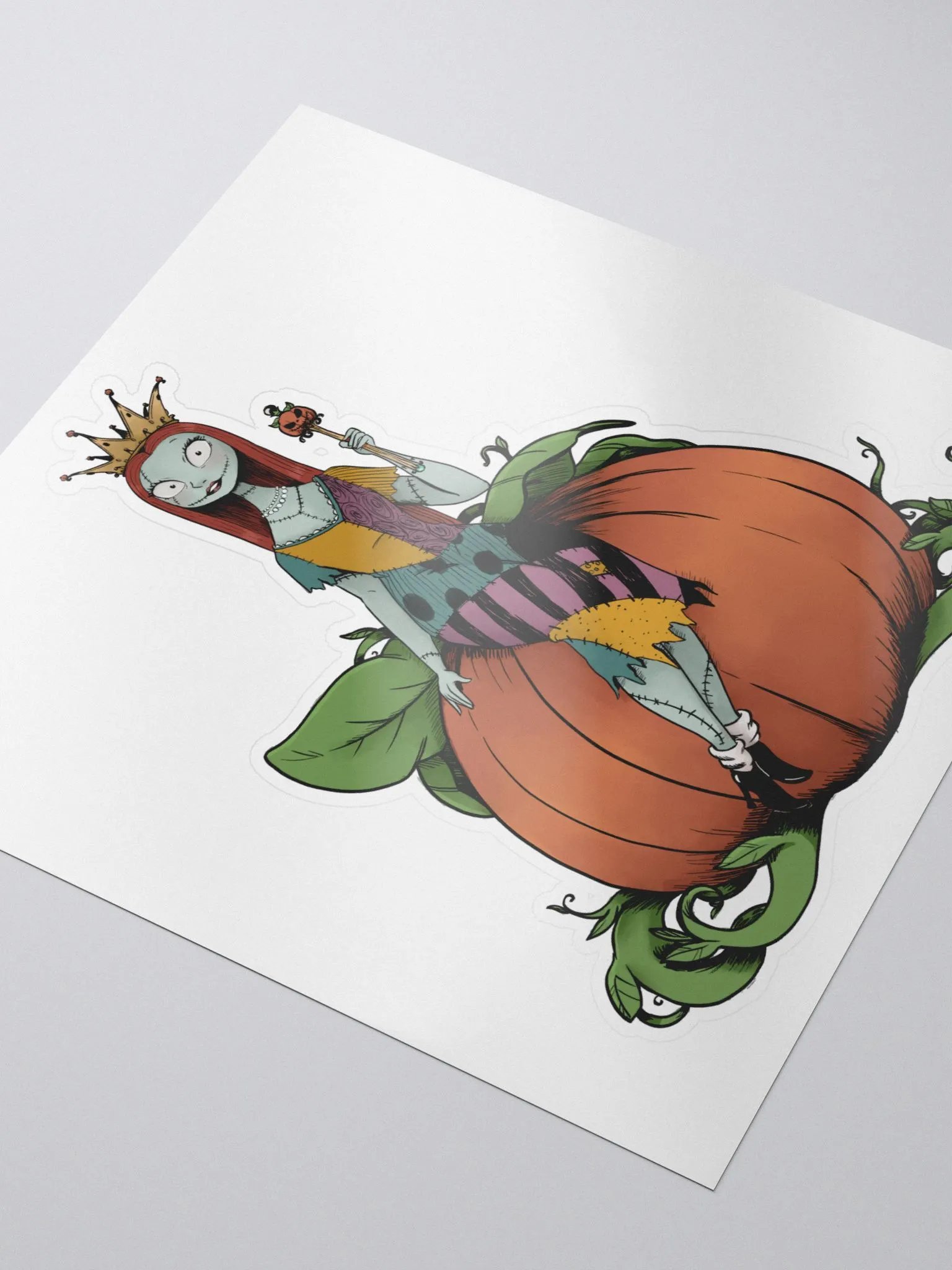 The Queen of Halloween Sticker product image (3)