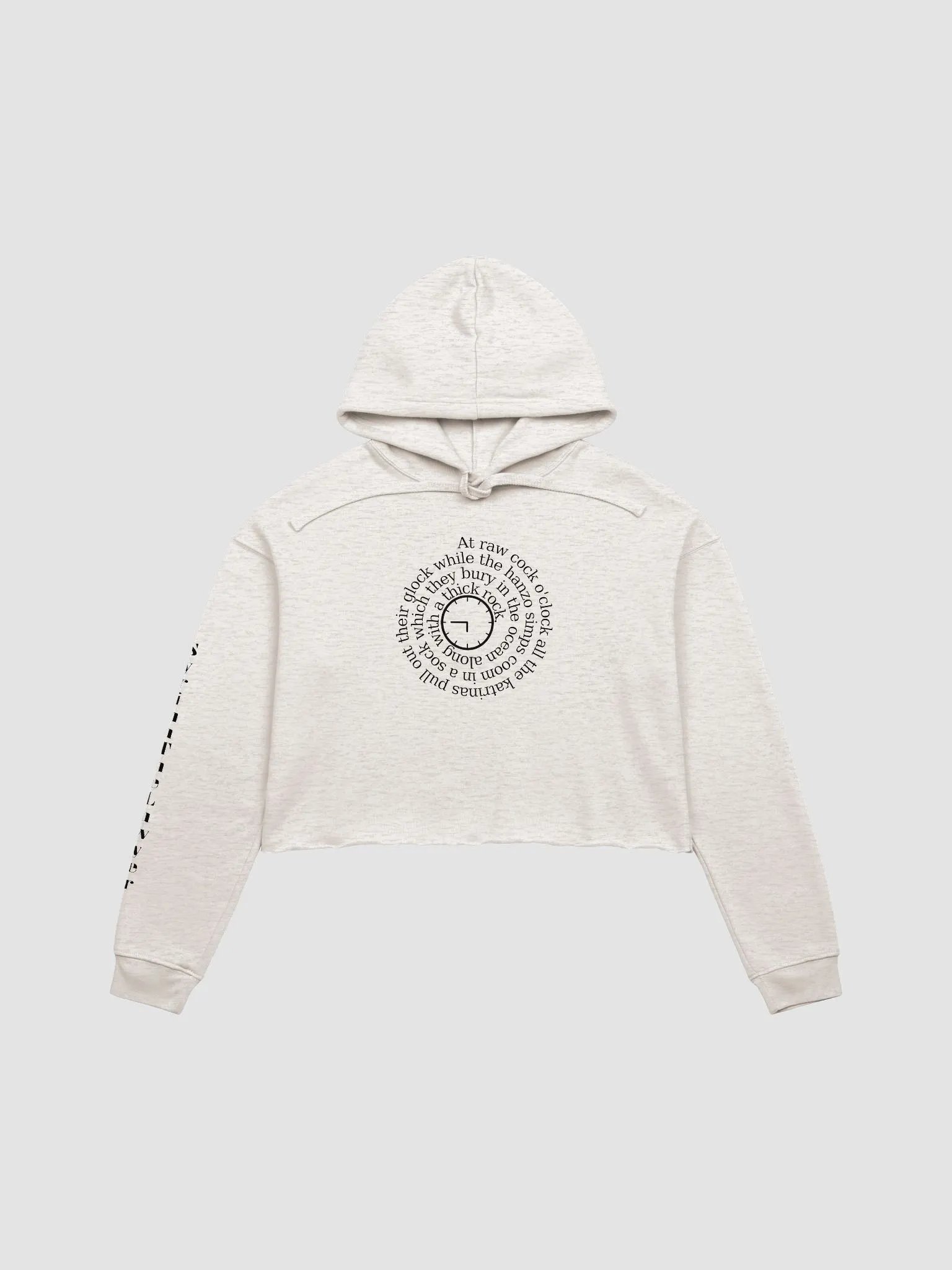 Raw CoC Mafia Crop Hoodie product image (9)