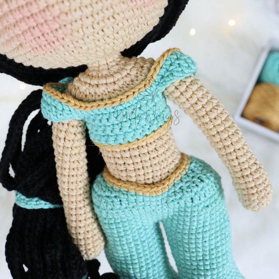 Princess Jasmine Amigurumi Crochet Pattern (Digital Download) product image (7)