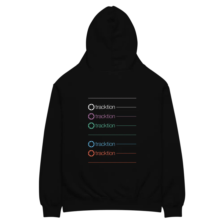 Tracktion Piano Premium Oversized Hoodie - back product image (4)