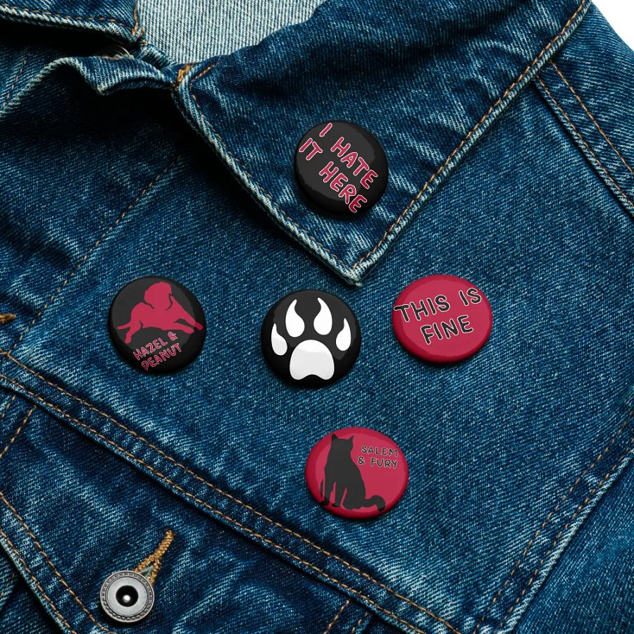 Variety Set of Pin Buttons | JenTheReaper681 product image (5)