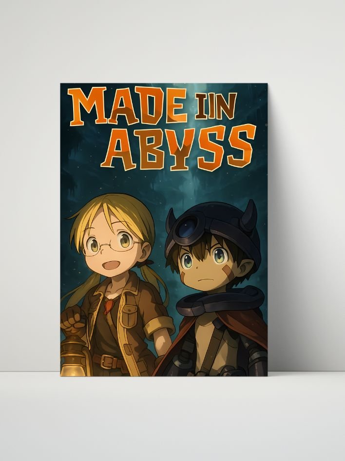 Made in Abyss – Riko & Reg Into the Abyss – 8x10 Metal Print product image (1)