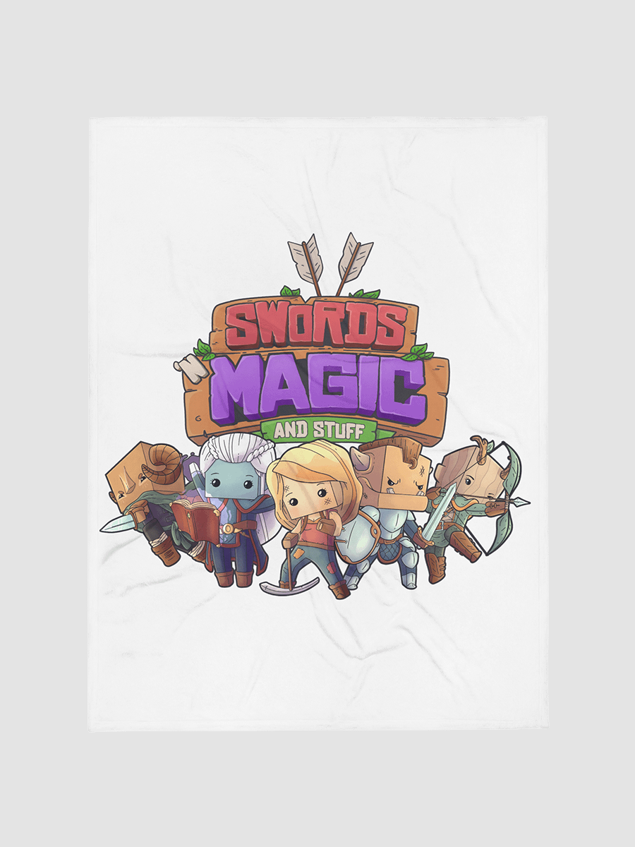 Swords 'n Magic and Stuff Character Logo Blanket product image (1)