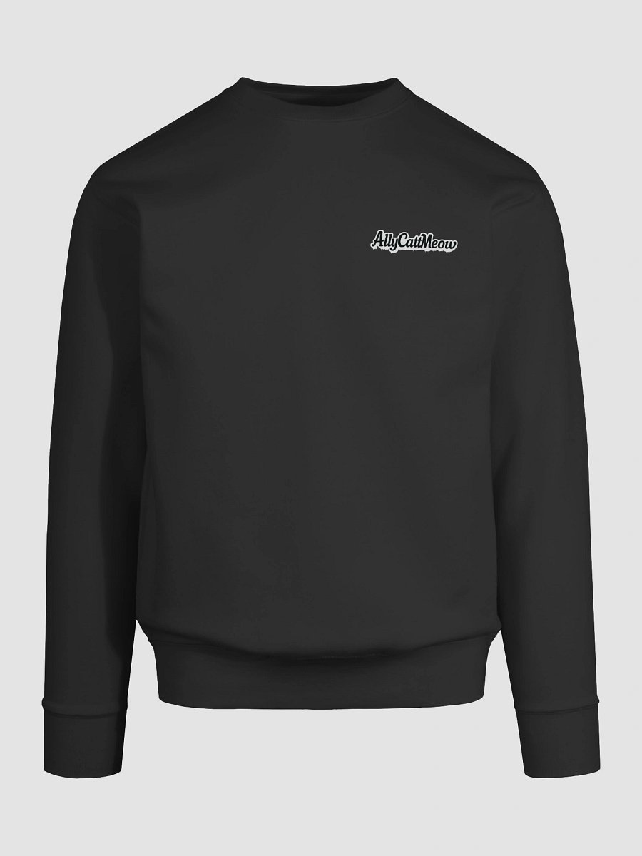 sweatshirt black logo product image (6)