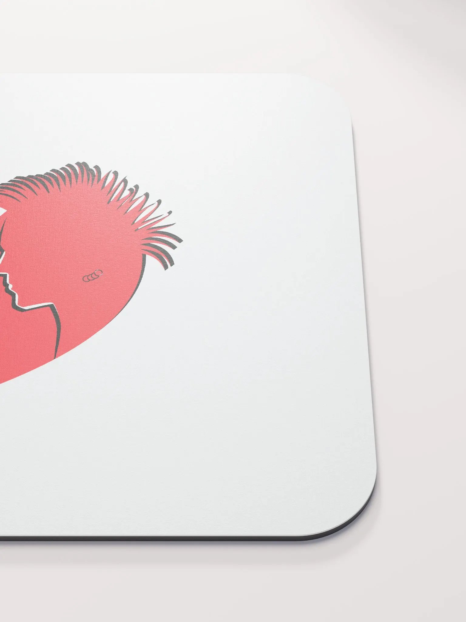 LOVE IN PROFILE HEART, LOVE, PROFILE, RED, PUNK, RETRO, VINTAGE, VALENTINE, VALENTINES DAY, ROMANTIC, ROMANCE, COUPLE, GIRLFRIEND, BOYFRIEND, HUSBAND, WIFE product image (5)