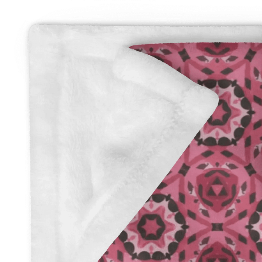 Pink & Black Octagonal Throw Blanket product image (12)