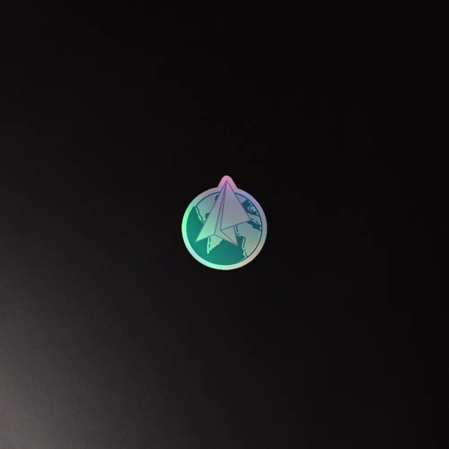 Nomadic Activist Logo Holographic Sticker product image (2)