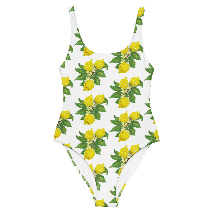 Lemon Love White One-Piece Swimsuit product image (2)