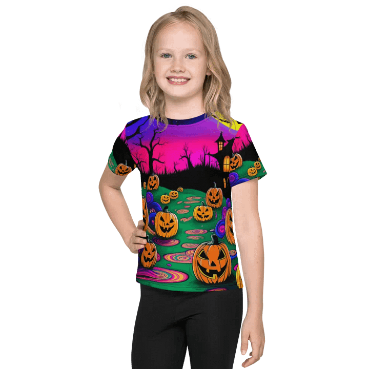 Haunted Pumpkins Habitat Kids T Shirt product image (1)