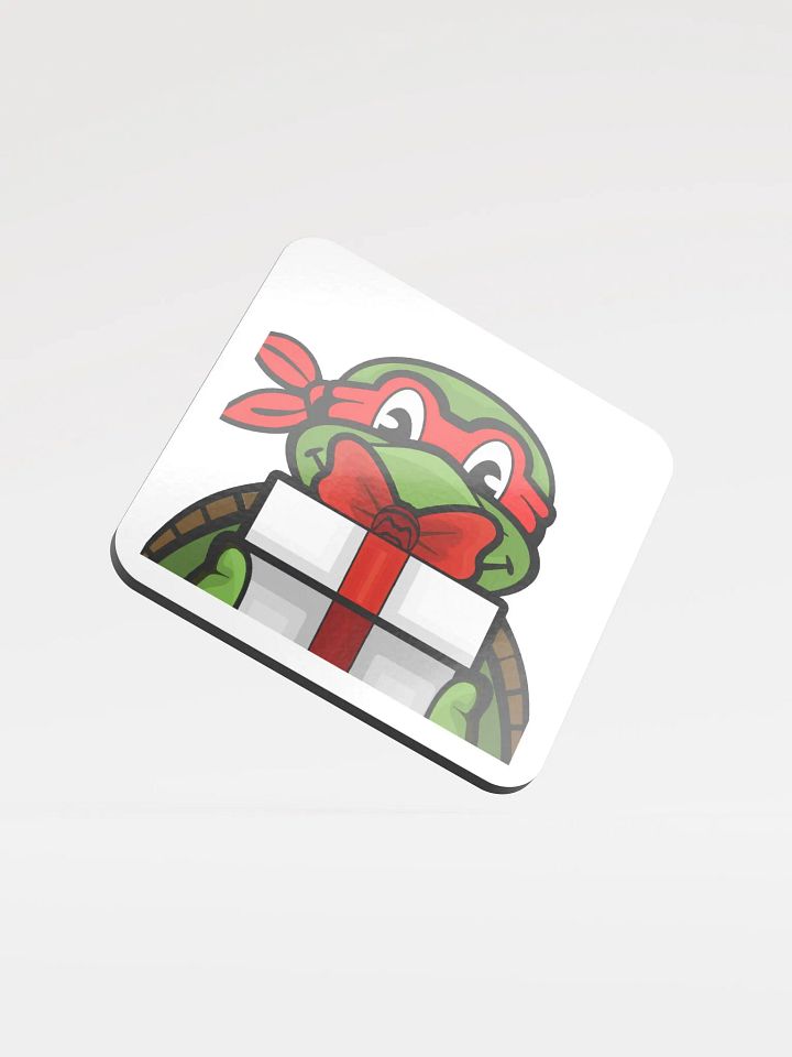 Present Raph Glossed Cork Coaster product image (2)