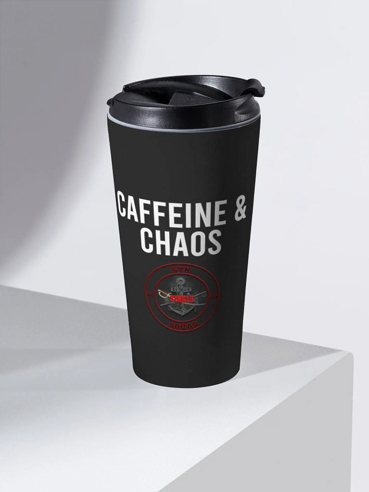 Caffeine & Chaos - Travel Mug product image (1)