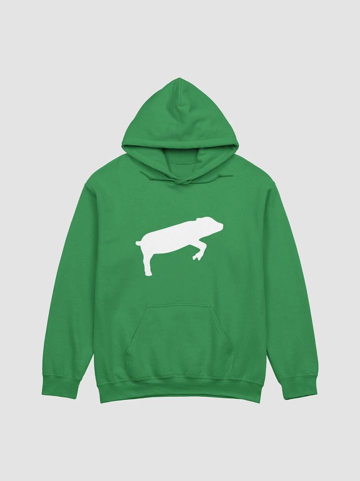 Leaping Pig WHITE (Gildan Classic Hoodie) product image (1)