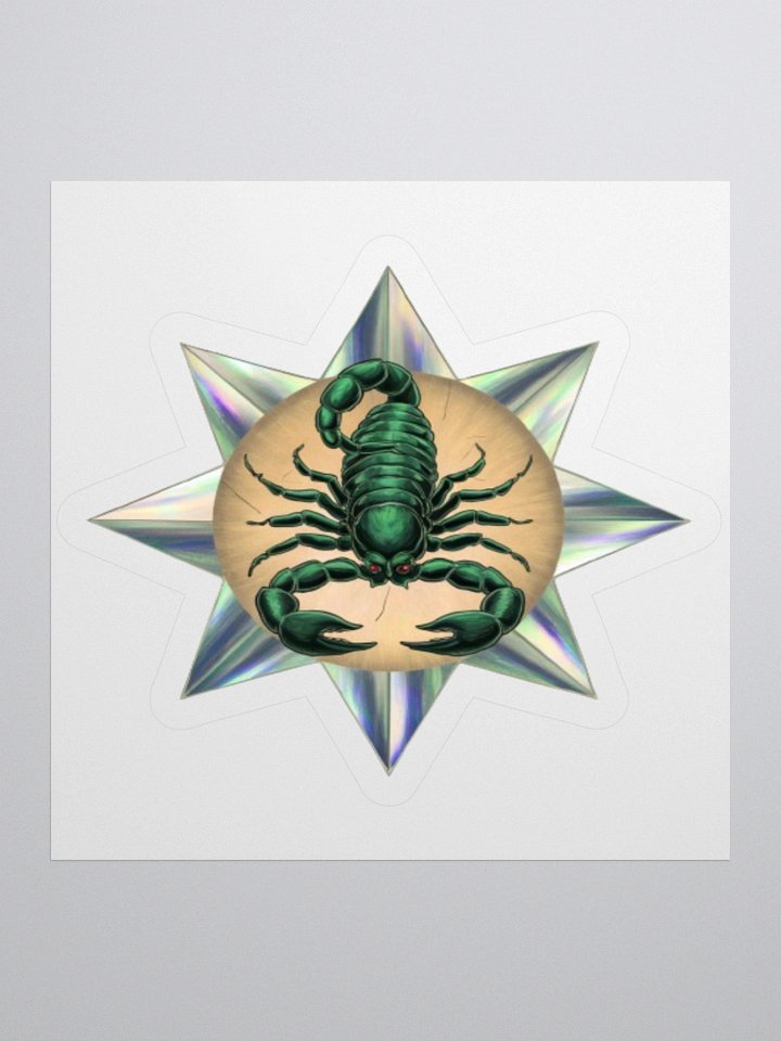 Scorpio Zodiac Sticker - Exclusive Star Design | TDS Music product image (3)