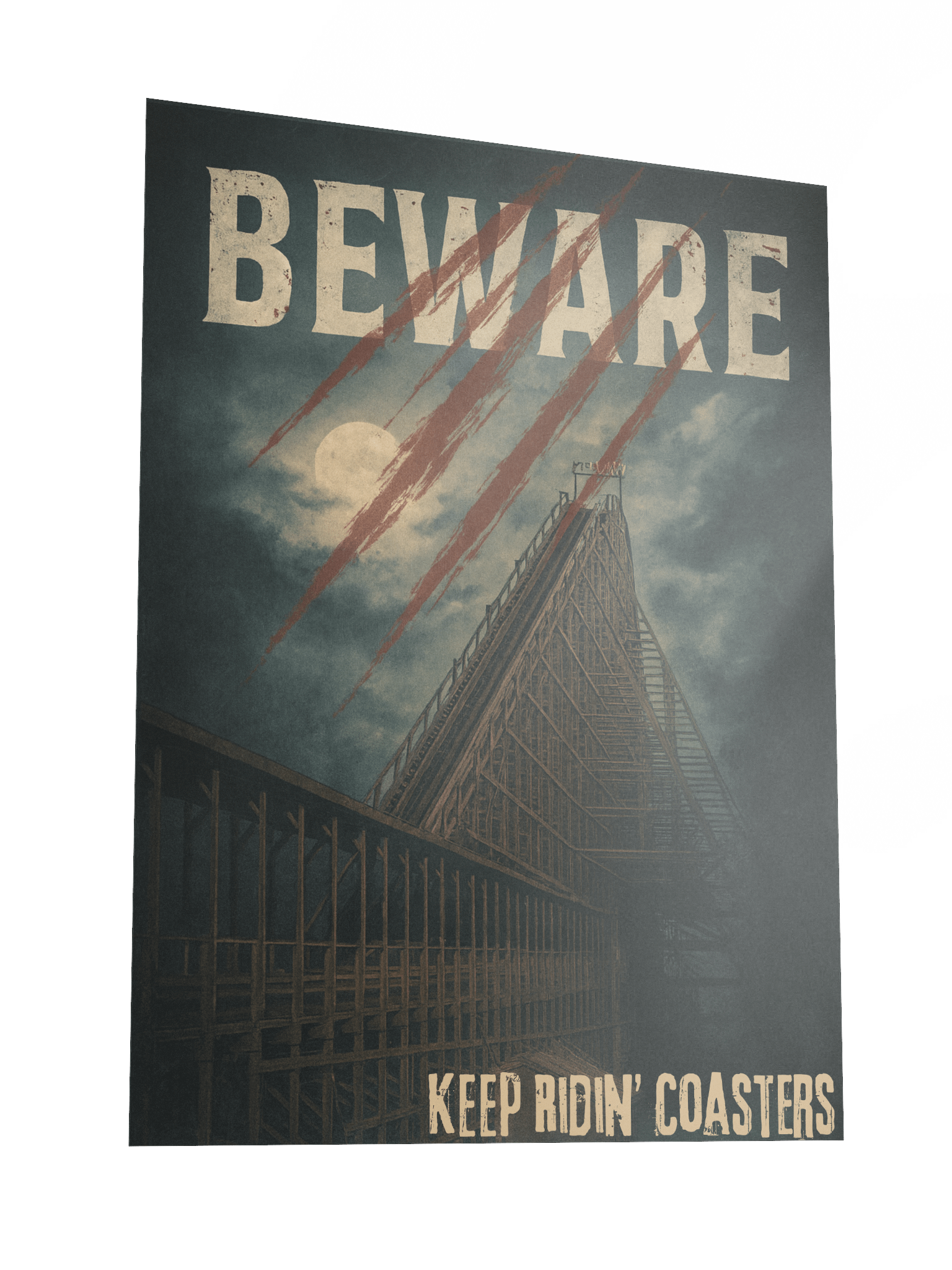 Beware of the Beast - Keep Ridin' Coasters 18x24 Inch Poster product image (3)