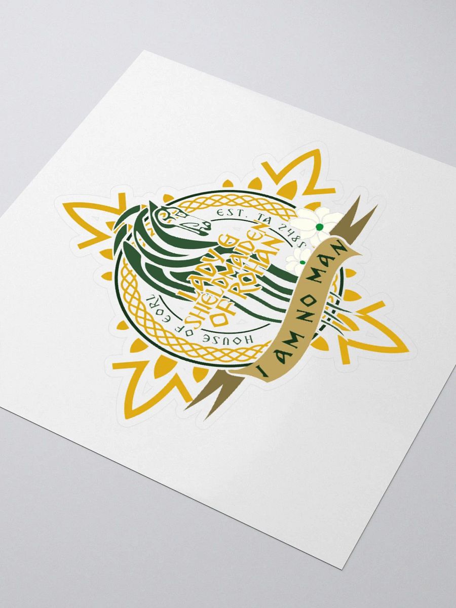 Lady & Shieldmaiden of Rohan Sticker | Éowyn Quote product image (7)