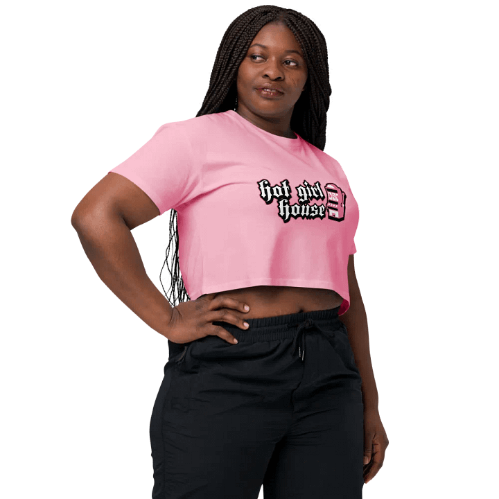 Pink Hot Girl House Slot Machine Crop Top product image (2)