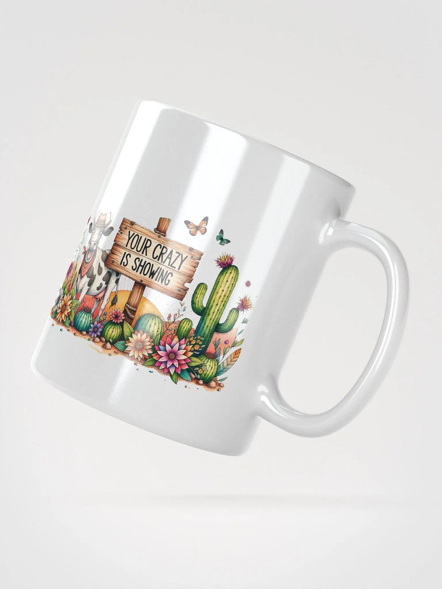 Whimsical Cow Crazy Is Showing Mug product image (3)