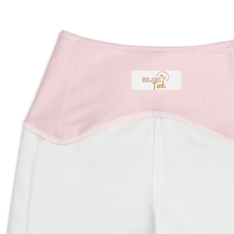 Blush Pink BlueTink Crossover Leggings: Sun-Protected & Stylish product image (3)
