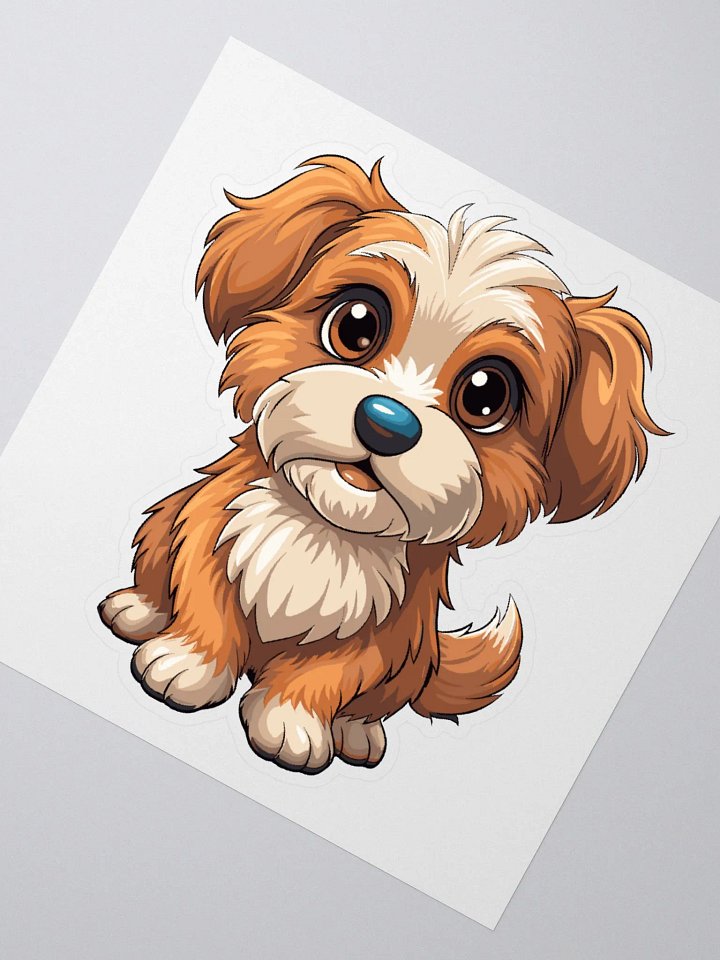 Cute Cartoon Dog 10 , Sticker product image (2)