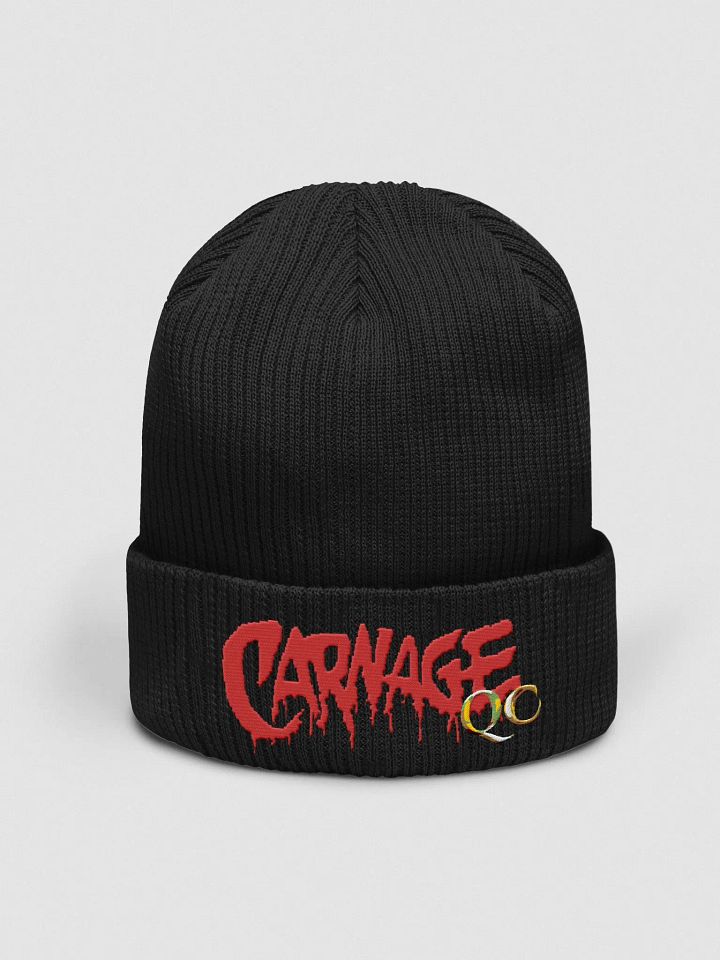 CARNAGE Emblem Ribbed Beanie product image (1)