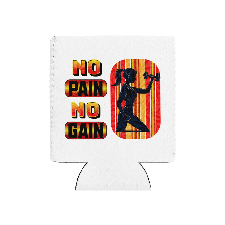 No Pain No Gain Gradient Motivation Can Cooler product image (1)