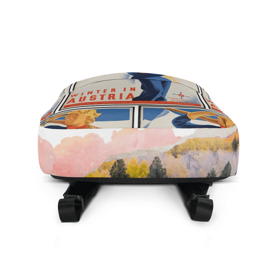 “Winter in Austria” All-Over Printed Landscape Backpack product image (4)