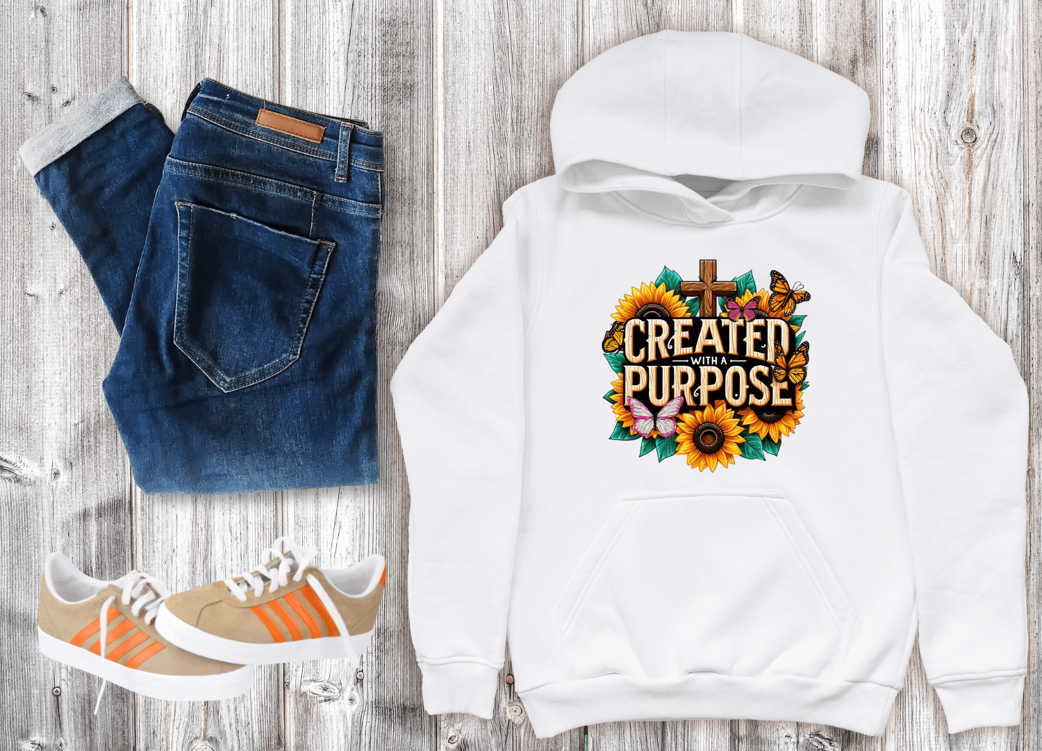 Created With a Purpose Hoodie product image (1)