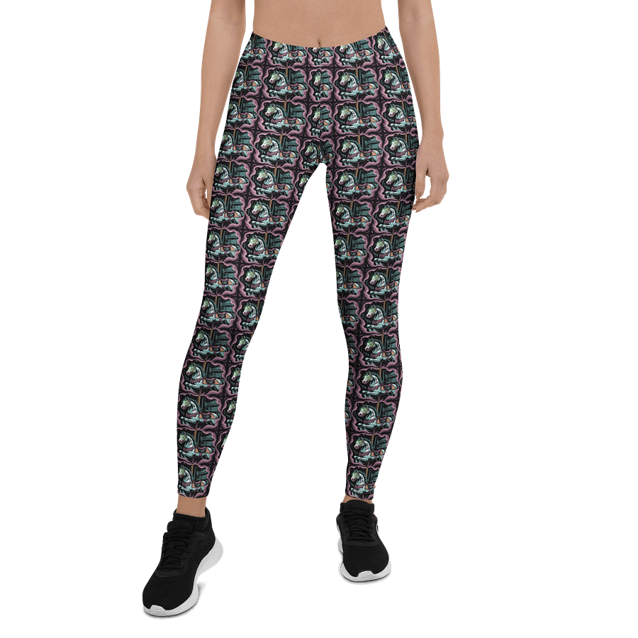 Midnight Veil Designs Enchanted Unicorn Gothic Fantasy Women's All-Over Print Leggings (XS-XL) product image (1)