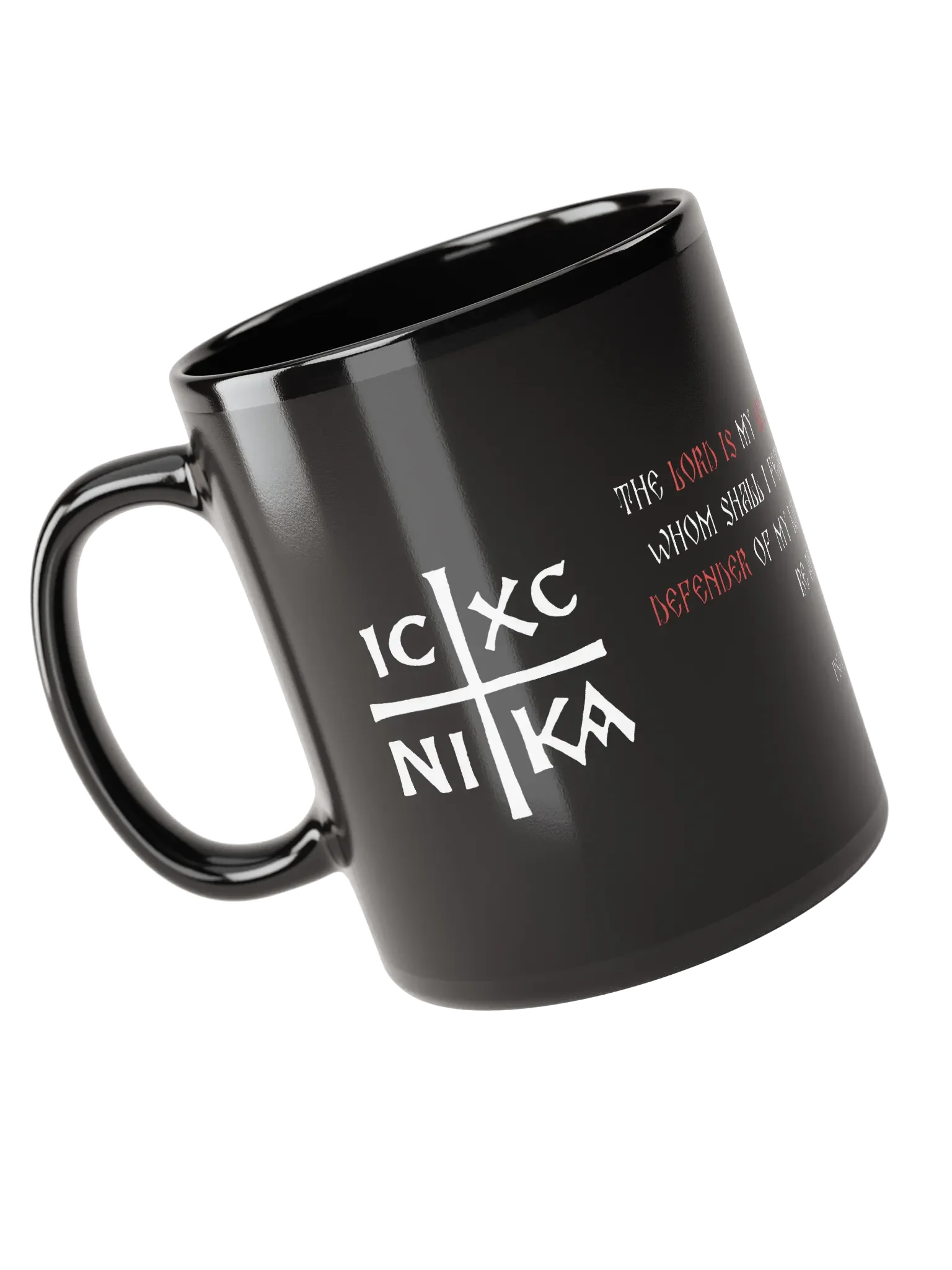 Sanctus Black Glossy Mug product image (6)