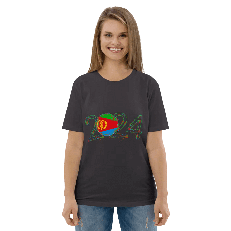 Glitch Emblem Organic Cotton T-Shirt product image (139)