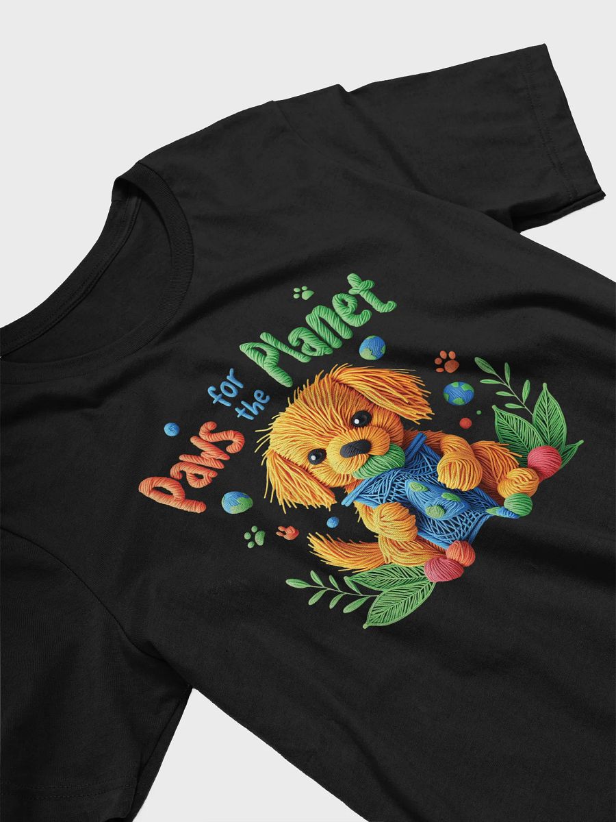 Paws for the Planet - Cute Eco-Friendly Dog Earth Day T-Shirt product image (7)