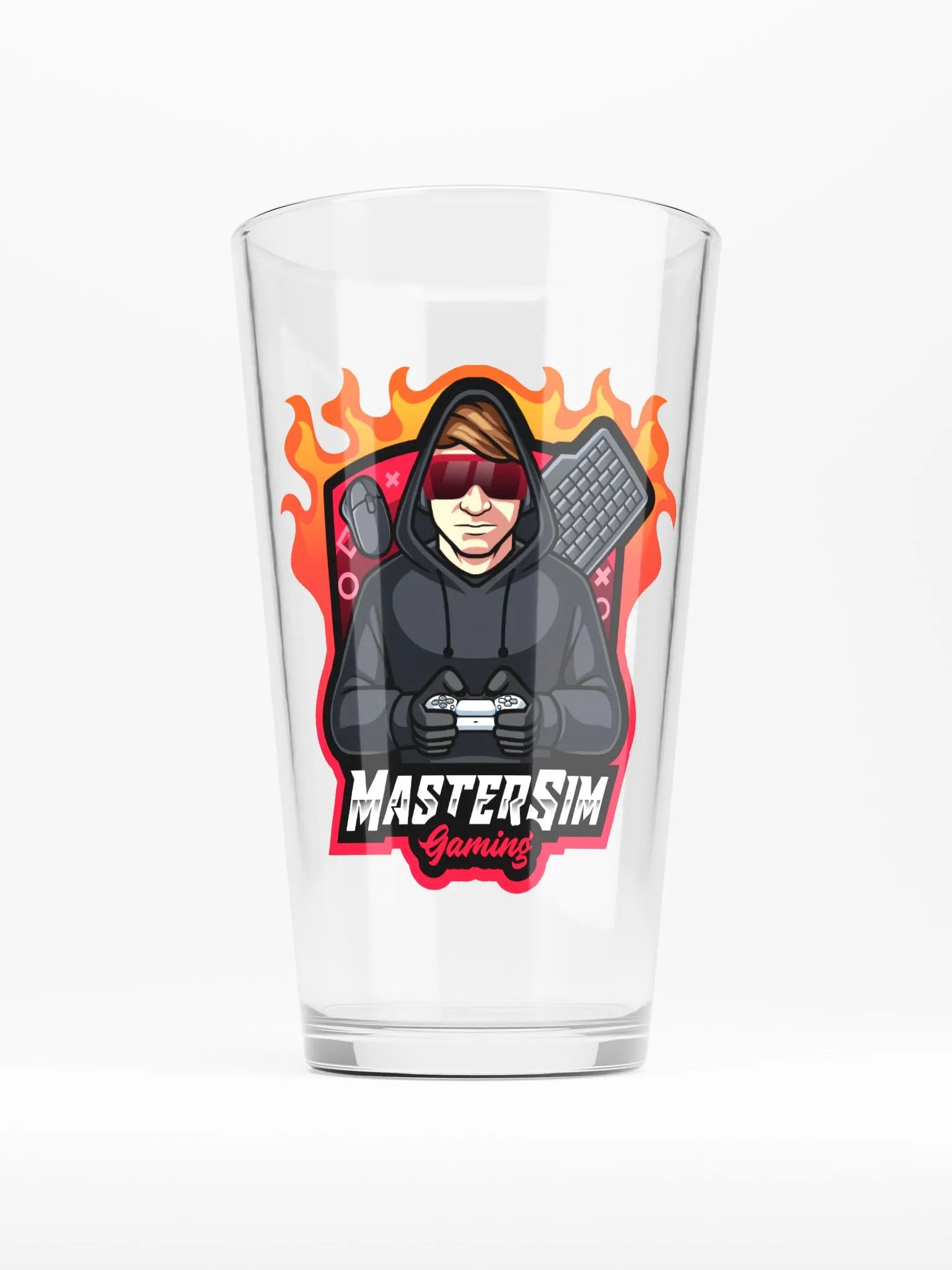 Logo Pint Glass product image (1)