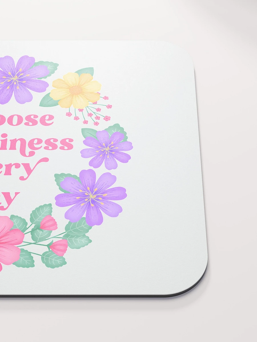 Choose happiness every day - Mouse Pad White product image (5)
