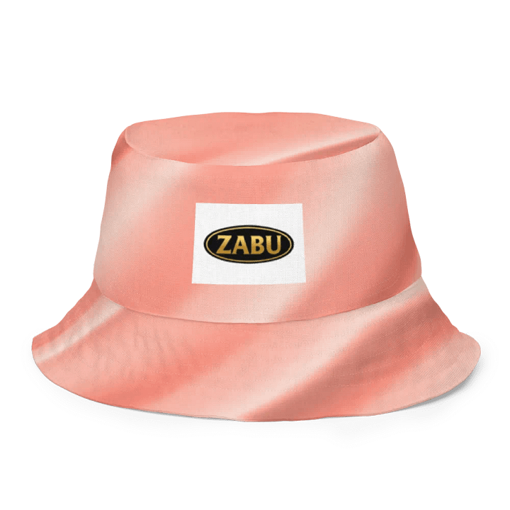 Flowing Peach Waves Reversible Bucket Hat product image (2)