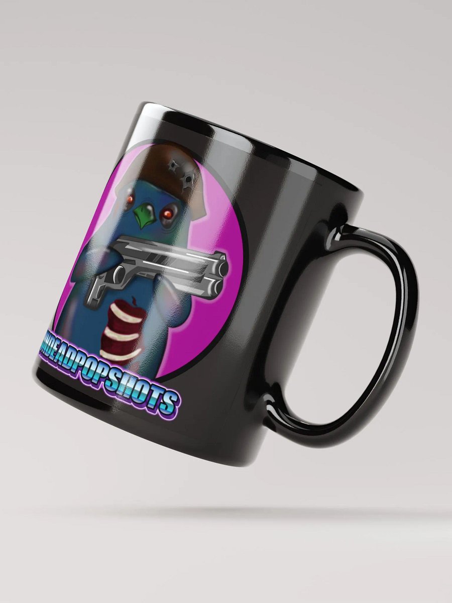Cracked Helmet Penguin Mug Logo Color Dark Pink product image (3)