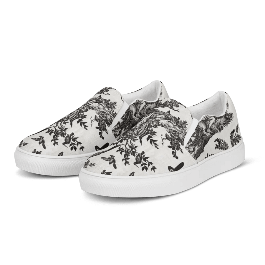 Pastoral Toile Women's Slip-On Shoes product image (3)