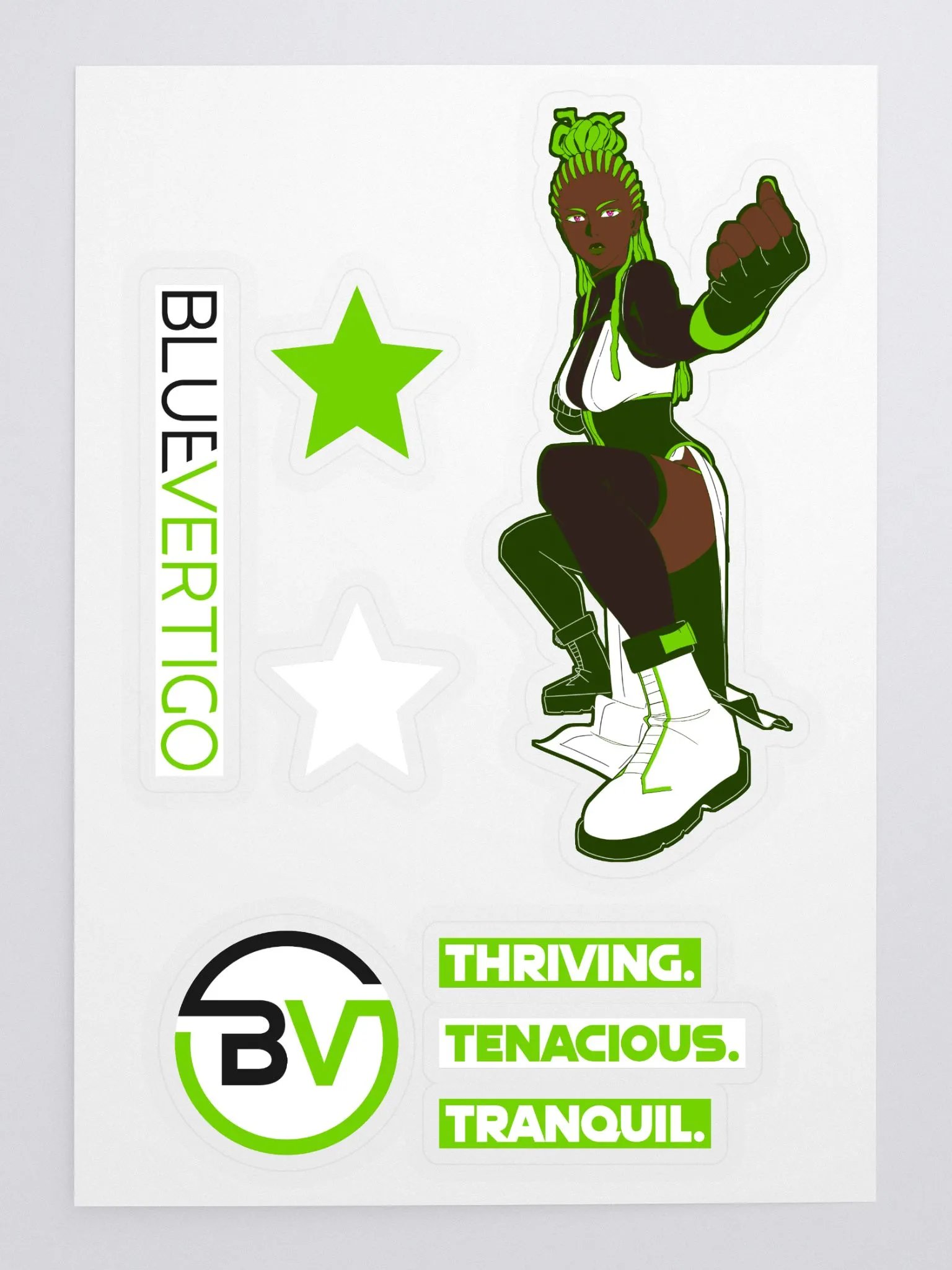 └𝗕𝗩𝗫𝗜┐ ► Tasha (Sticker Sheet) product image (1)