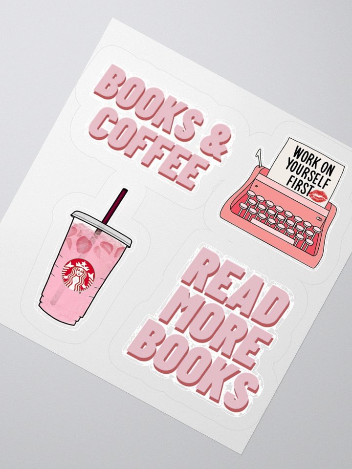 Self-Care & Books Sticker Pack product image (5)