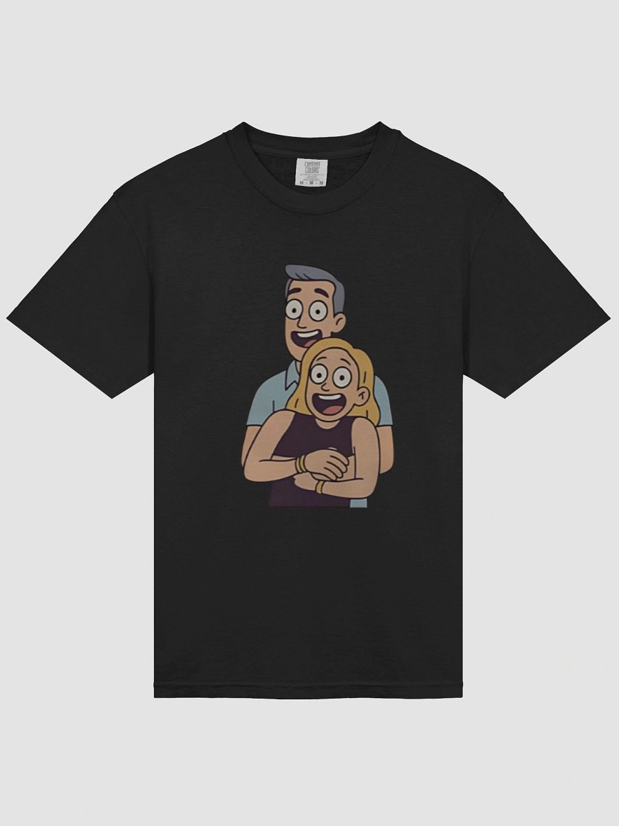Funny Cartoon Kiss Cam Unisex Tee- Viral Concert Meme Shirt product image (3)