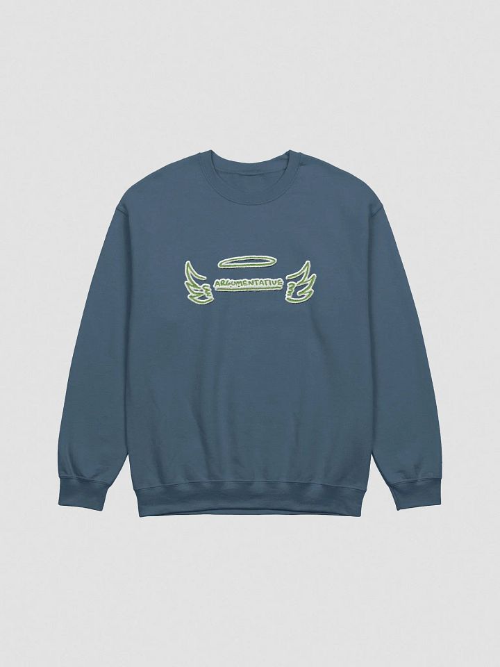 ANGELIC (lg. lime bubble design) embroidered crewneck product image (7)