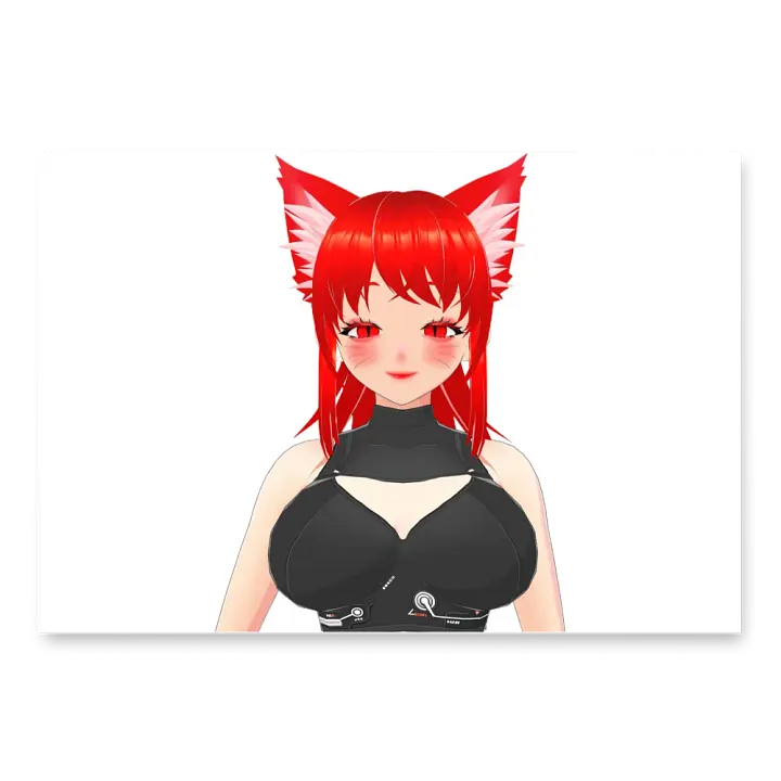 Red Cat Anime Wrapping Paper Set product image (1)
