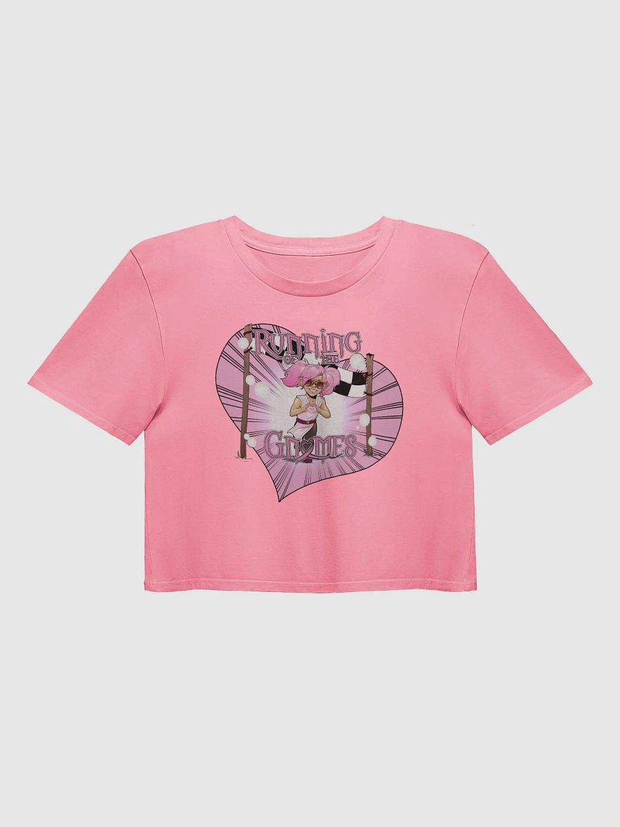 Running of the Gnomes Heart Racer- by Mischi -Crop Tee product image (3)