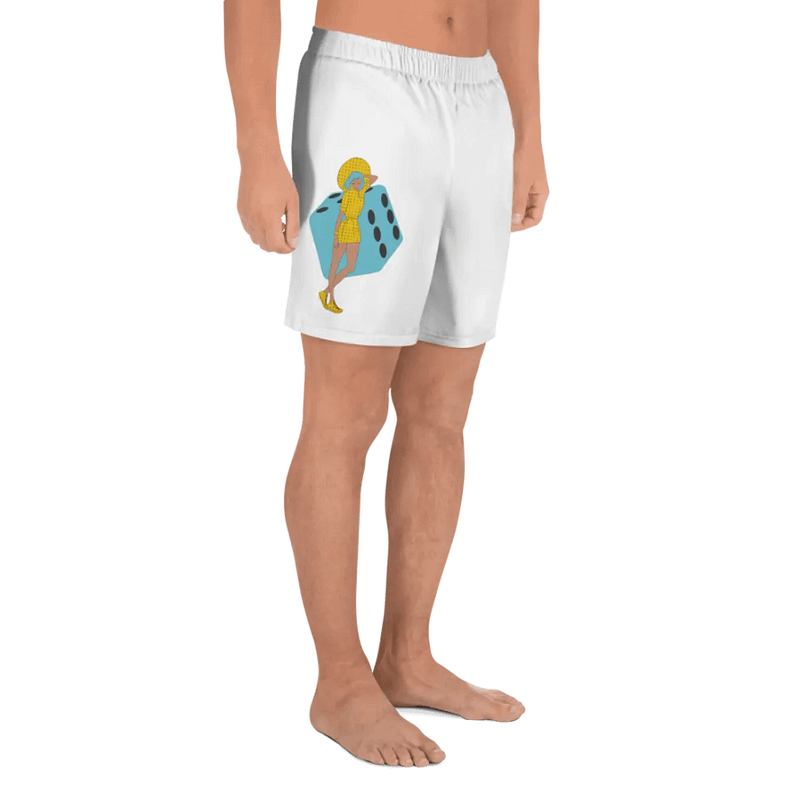 DiceyG-All-Over Print Athletic Long Shorts product image (3)