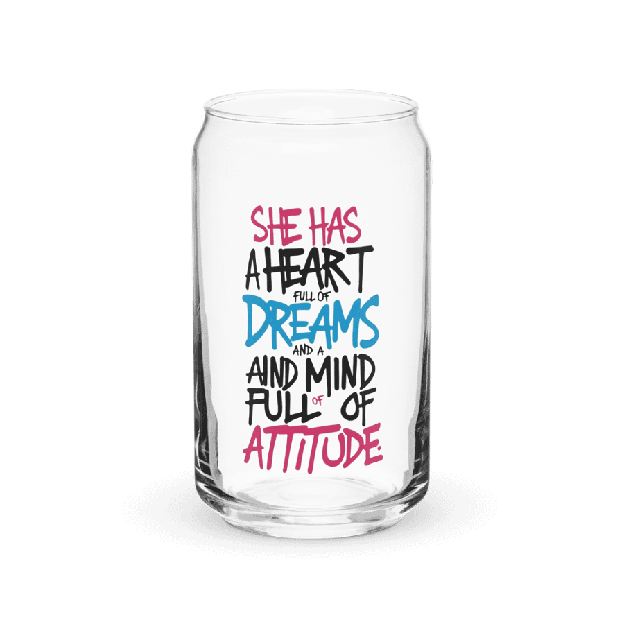 Dreams & Attitude Can Glass product image (2)