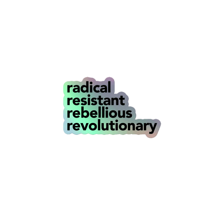 Radical Resistant Sticker product image (1)