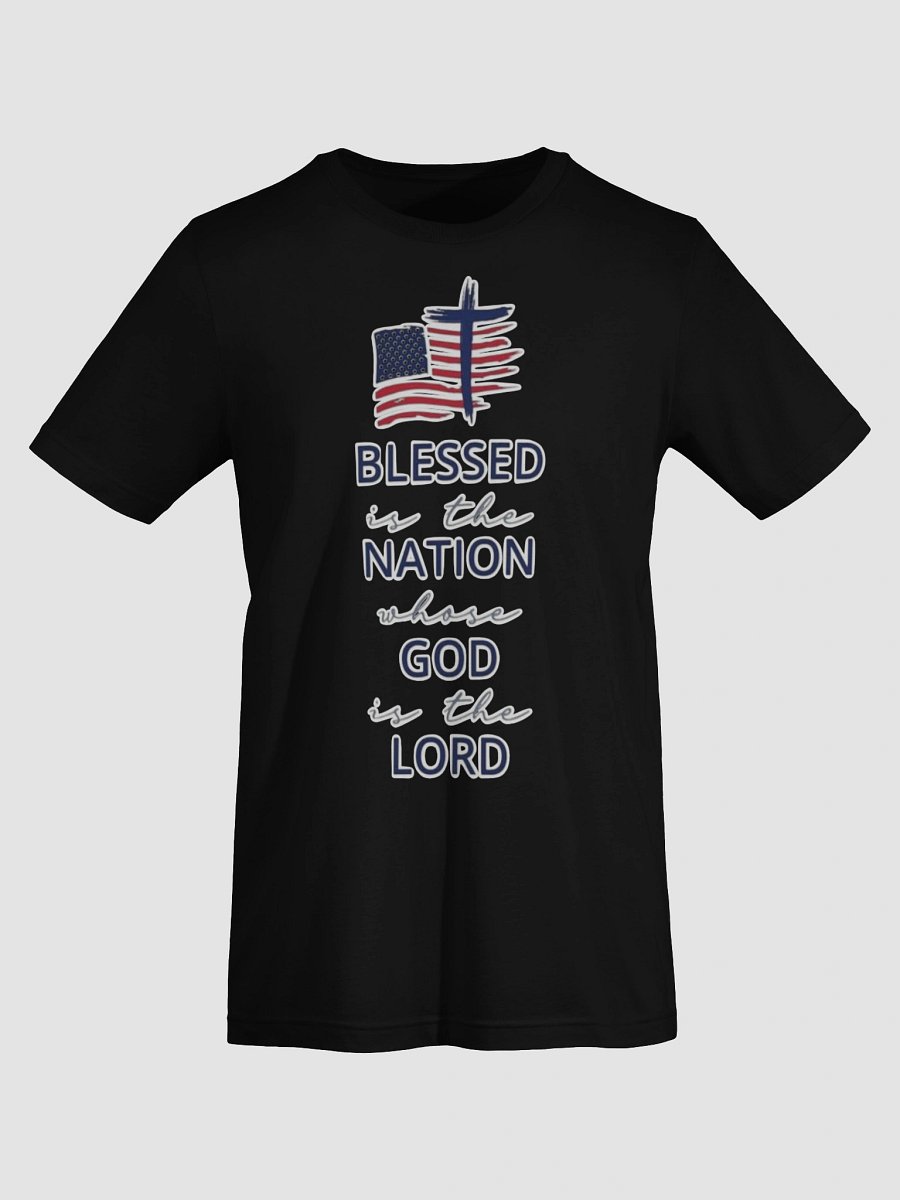 Blessed Nation Flag Tee product image (7)