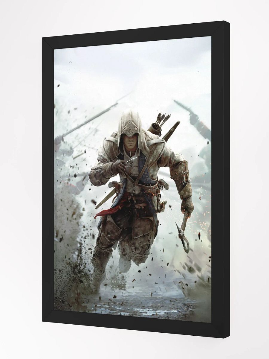 Assassin's Creed - Connor in Motion Framed Print product image (2)