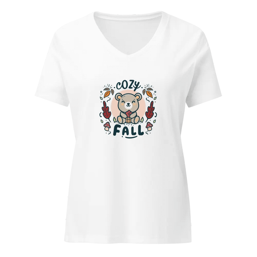 *Limited Time* Cozy Fall V-Neck T-Shirt (Light) product image (5)