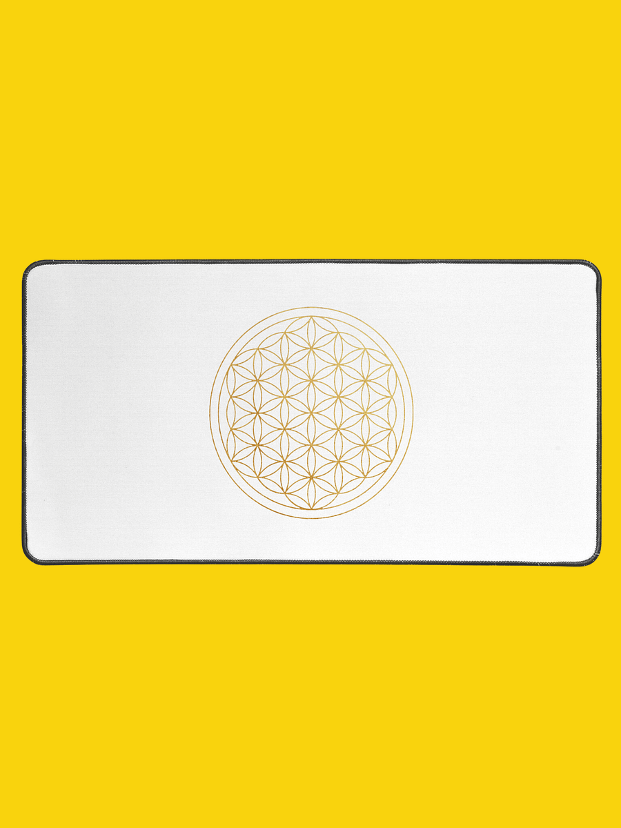 Desk Mat 15.5" x 31.5" | Flower of Life product image (1)